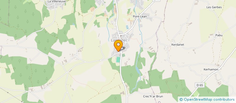localisation de l'entreprise MADAME CHRISTINE GALLARDON  LANRODEC