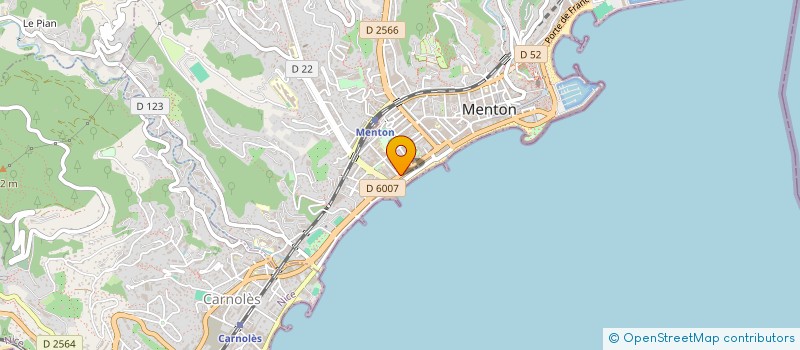 localisation de l'entreprise MADAME CHRISTINE GALLO à MENTON