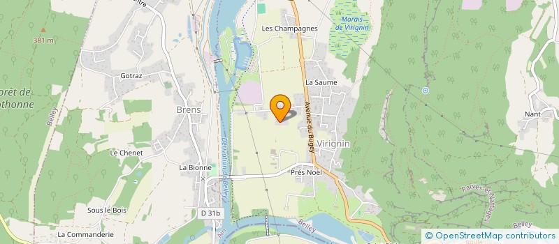 localisation de l'entreprise MADAME CHRISTINE GANDY  VIRIGNIN