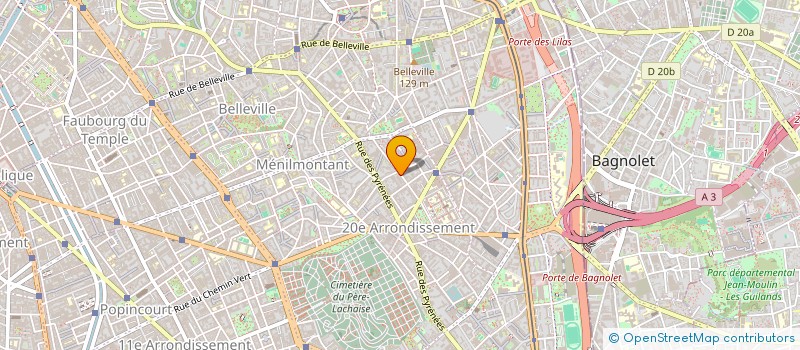 localisation de l'entreprise MADAME CHRISTINE GARAND  PARIS