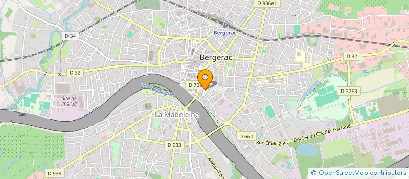 localisation de l'entreprise MADAME CHRISTINE GARCIA à BERGERAC