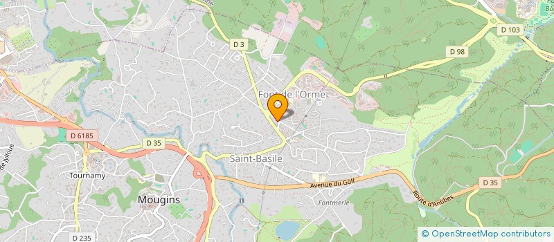 localisation de l'entreprise MADAME CHRISTINE GARCIA à MOUGINS