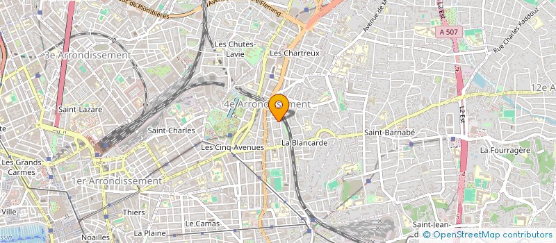 localisation de l'entreprise MADAME CHRISTINE GARCIA à MARSEILLE