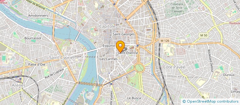 localisation de l'entreprise MADAME CHRISTINE GARCIA  TOULOUSE