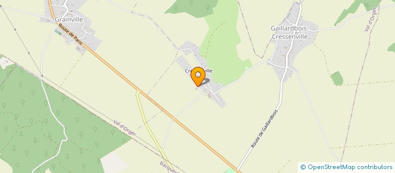 localisation de l'entreprise MADAME CHRISTINE GARIN  VAL D'ORGER