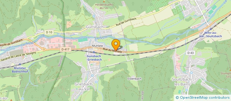 localisation de l'entreprise MADAME CHRISTINE GARLET à GUNSBACH