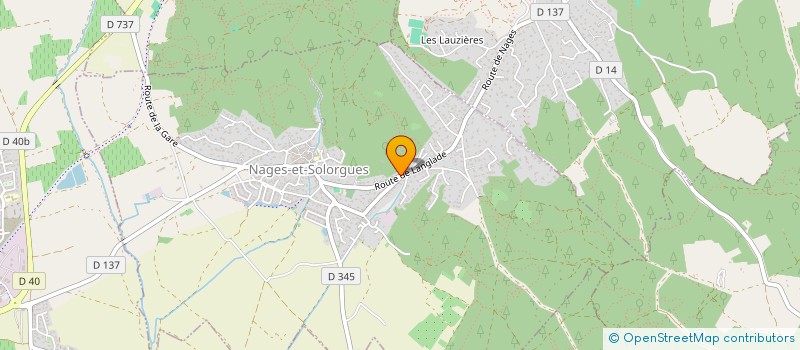 localisation de l'entreprise MADAME CHRISTINE GARNAUD à NAGES-ET-SOLORGUES