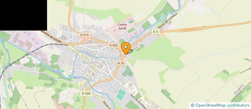 localisation de l'entreprise MADAME CHRISTINE GARNIEL à DOULLENS