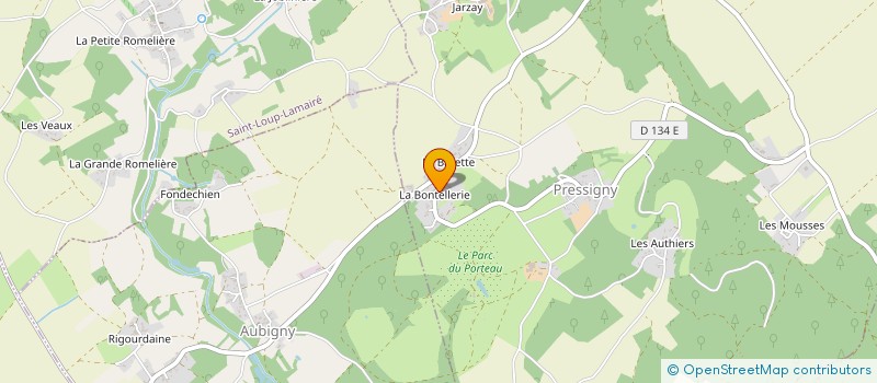 localisation de l'entreprise MADAME CHRISTINE GARREAU  PRESSIGNY