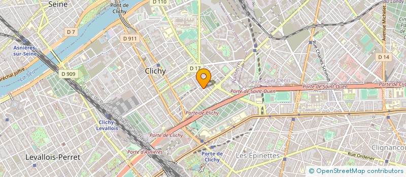 localisation de l'entreprise MADAME CHRISTINE GASCON à CLICHY