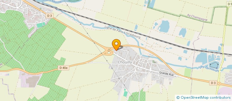 localisation de l'entreprise MADAME CHRISTINE GASS  CHOUILLY