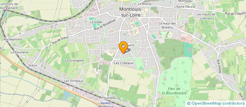 localisation de l'entreprise MADAME CHRISTINE GASTALDO  MONTLOUIS-SUR-LOIRE