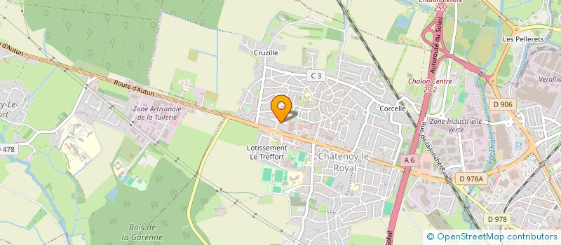 localisation de l'entreprise MADAME CHRISTINE GATIGNON  CHATENOY-LE-ROYAL