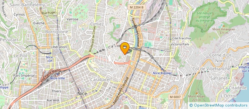 localisation de l'entreprise MADAME CHRISTINE GATTI  NICE