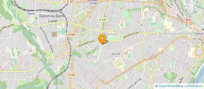 localisation de l'entreprise MADAME CHRISTINE GAUD à LYON