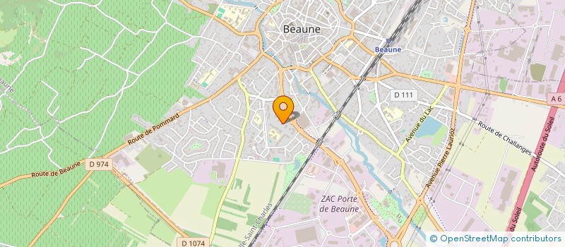 localisation de l'entreprise MADAME CHRISTINE GAUTHIOT à BEAUNE