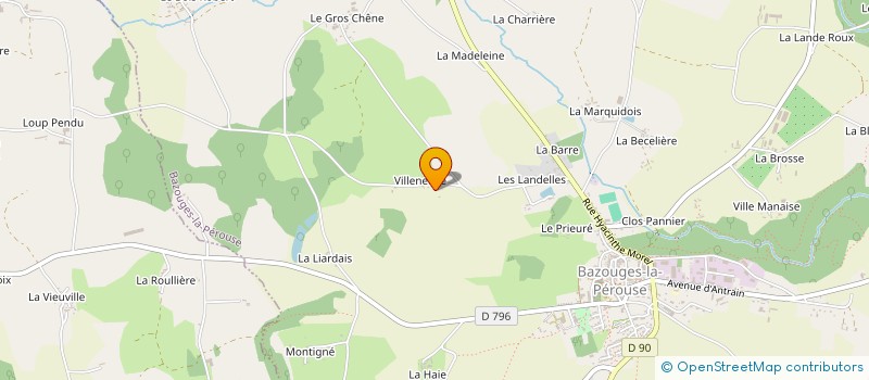 localisation de l'entreprise MADAME CHRISTINE GAUTIER à BAZOUGES-LA-PEROUSE