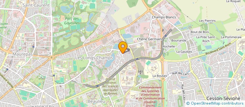 localisation de l'entreprise MADAME CHRISTINE GAUTIER  RENNES