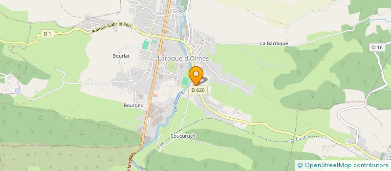localisation de l'entreprise MADAME CHRISTINE GELY à LAROQUE-D'OLMES