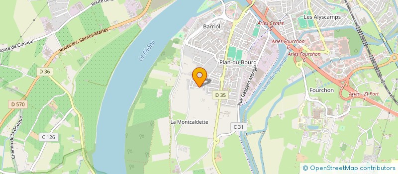 localisation de l'entreprise MADAME CHRISTINE GENDRAS à ARLES