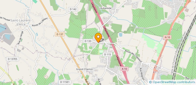 localisation de l'entreprise MADAME CHRISTINE GENIER CHRISTINE  VIRSAC