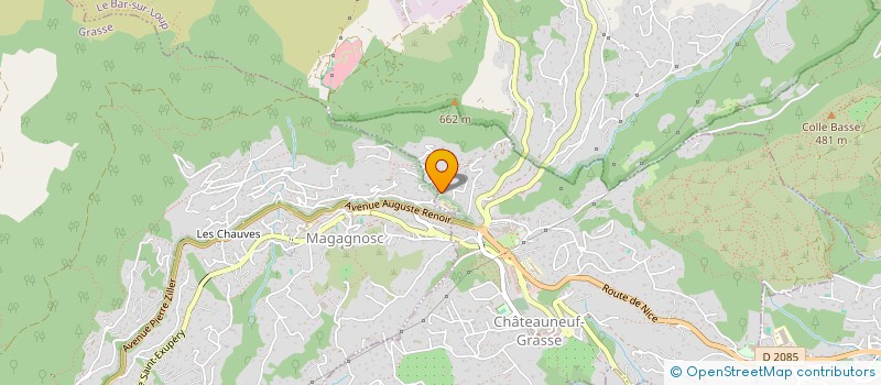 localisation de l'entreprise MADAME CHRISTINE GEOFFROY  CHATEAUNEUF-GRASSE