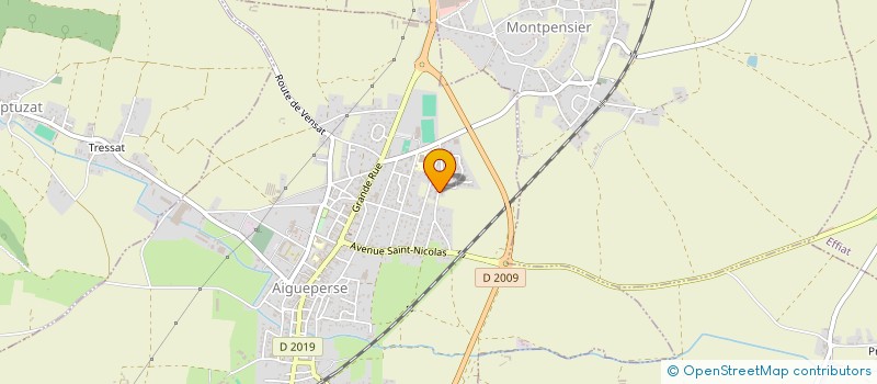 localisation de l'entreprise MADAME CHRISTINE GEORGET  VENSAT