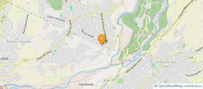 localisation de l'entreprise MADAME CHRISTINE GERAC  SAINT-LOUIS