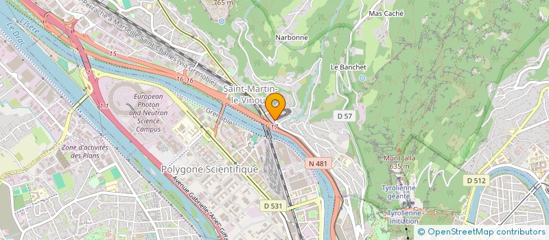 localisation de l'entreprise MADAME CHRISTINE GERARD  SAINT-MARTIN-LE-VINOUX