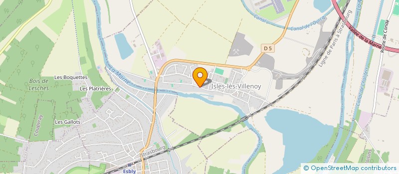 localisation de l'entreprise MADAME CHRISTINE GERBAL  ESBLY