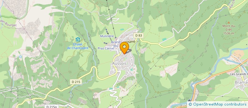 localisation de l'entreprise MADAME CHRISTINE GERMAIN  AUSSOIS