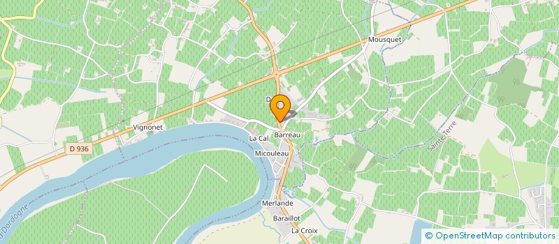 localisation de l'entreprise MADAME CHRISTINE GERVAISE  VIGNONET