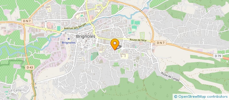 localisation de l'entreprise MADAME CHRISTINE GHIO à BRIGNOLES