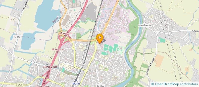 localisation de l'entreprise MADAME CHRISTINE GHIONIS  MURET