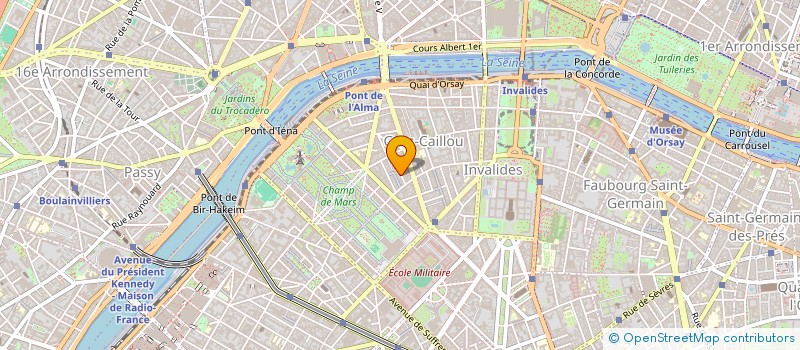 localisation de l'entreprise MADAME CHRISTINE GIACOMELLO  PARIS