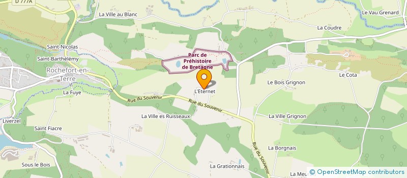 localisation de l'entreprise MADAME CHRISTINE GICQUEL  MALANSAC