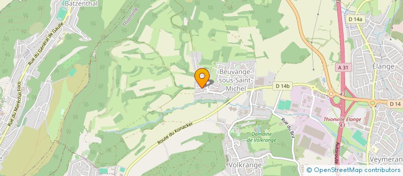 localisation de l'entreprise MADAME CHRISTINE GILARDOT  THIONVILLE