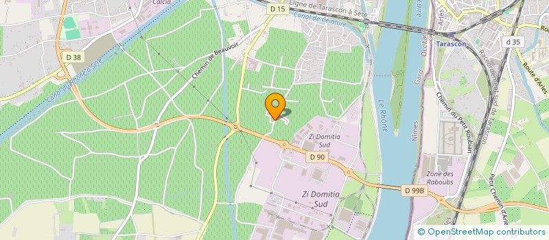 localisation de l'entreprise MADAME CHRISTINE GILLOT  BEAUCAIRE