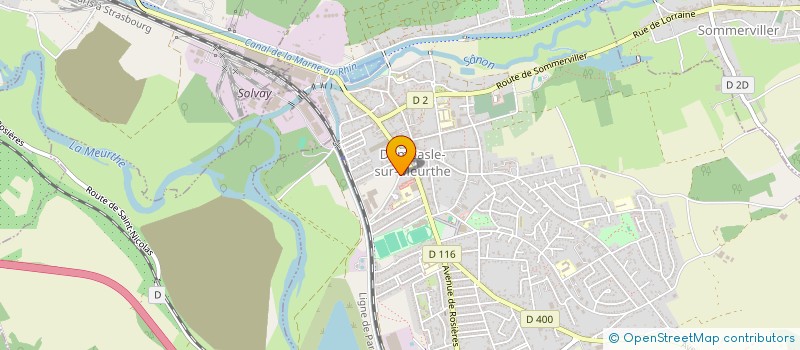 localisation de l'entreprise MADAME CHRISTINE GILLOT à DOMBASLE-SUR-MEURTHE