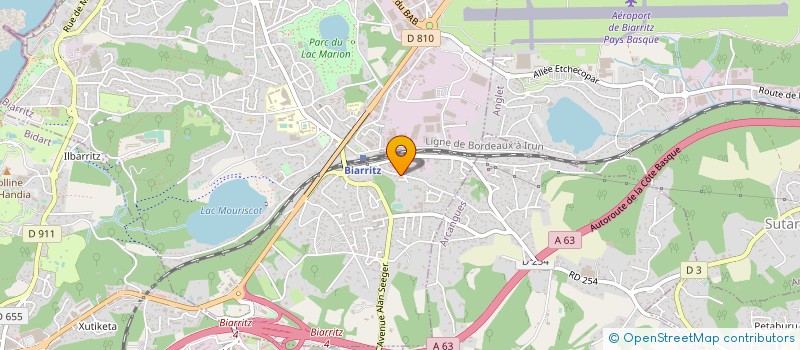 localisation de l'entreprise MADAME CHRISTINE GIMENEZ à BIARRITZ