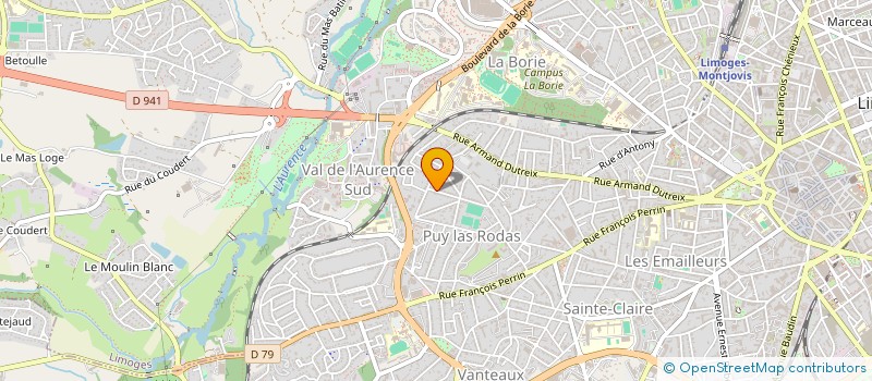 localisation de l'entreprise MADAME CHRISTINE GIRARD à LIMOGES