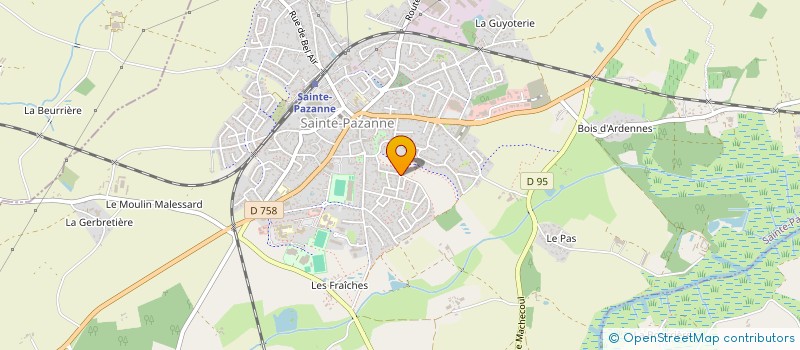 localisation de l'entreprise MADAME CHRISTINE GIRAUDINEAU  SAINTE-PAZANNE