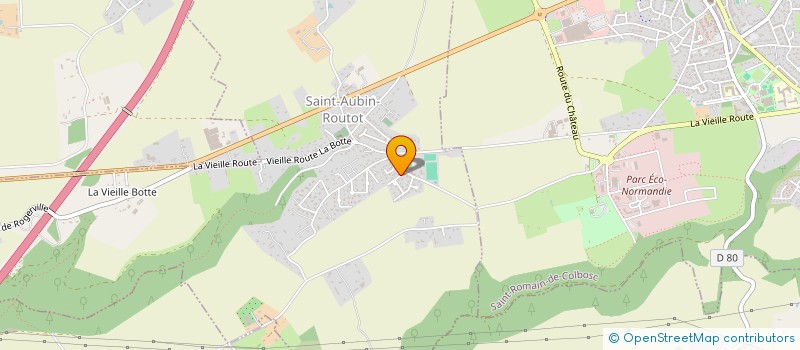 localisation de l'entreprise MADAME CHRISTINE GIRODIT  SAINT-AUBIN-ROUTOT