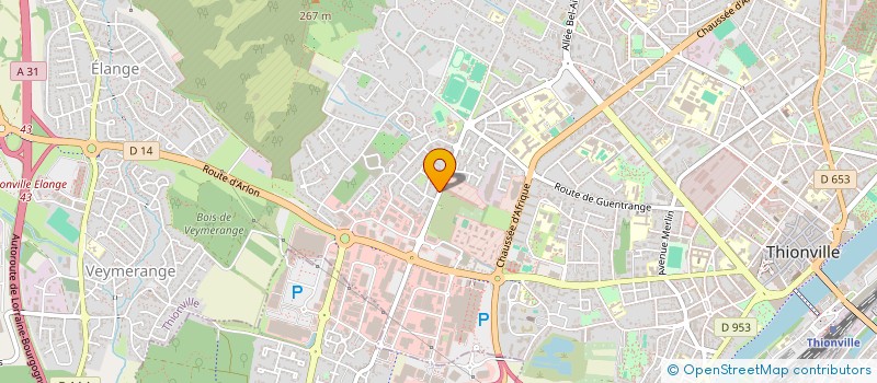 localisation de l'entreprise MADAME CHRISTINE GIRONCEL à THIONVILLE