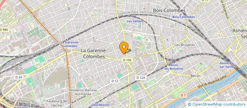 localisation de l'entreprise MADAME CHRISTINE GLAS à LA GARENNE-COLOMBES