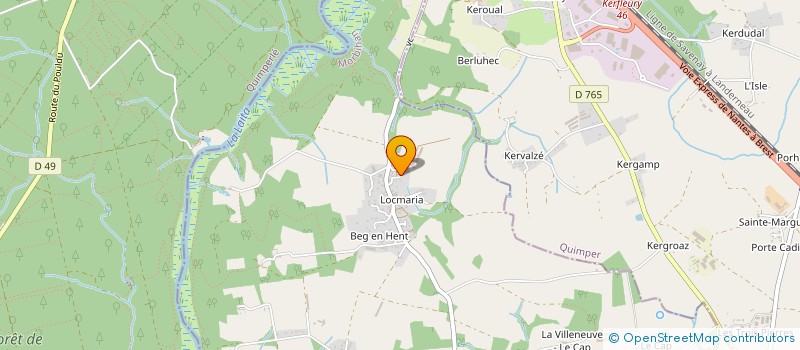 localisation de l'entreprise MADAME CHRISTINE GLOANNEC à GUIDEL