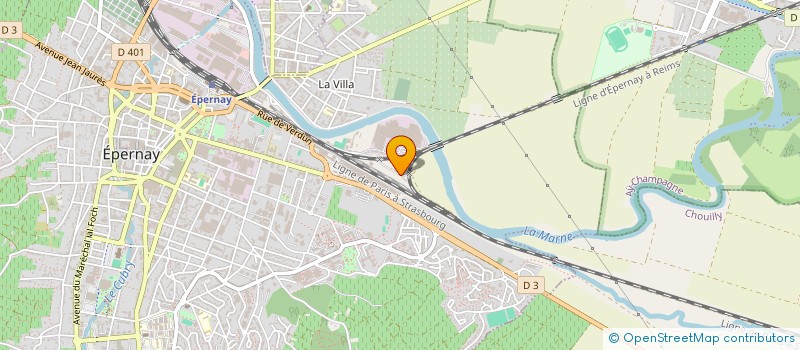 localisation de l'entreprise MADAME CHRISTINE GOBERT  EPERNAY
