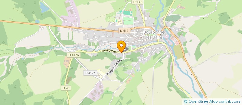 localisation de l'entreprise MADAME CHRISTINE GOBLET à BOURBONNE-LES-BAINS