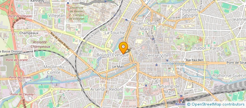 localisation de l'entreprise MADAME CHRISTINE GODARD  RENNES