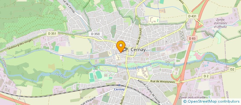 localisation de l'entreprise MADAME CHRISTINE GOFFELMEYER à CERNAY